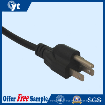 Round 12A 3pin Power Cable with Plug